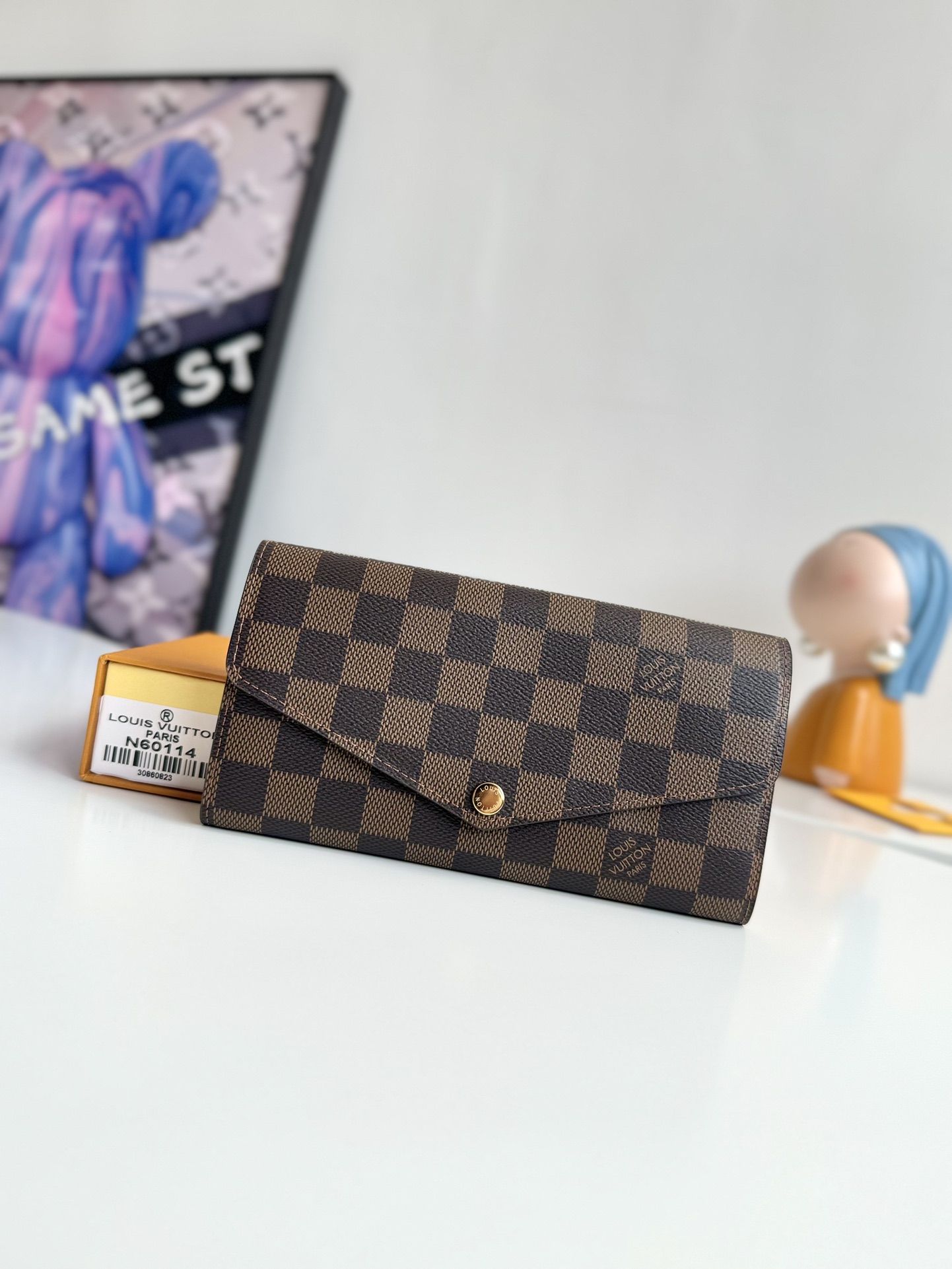 ルイ・ヴィトン「Louis Vuitton」レザーポケットウォレット
