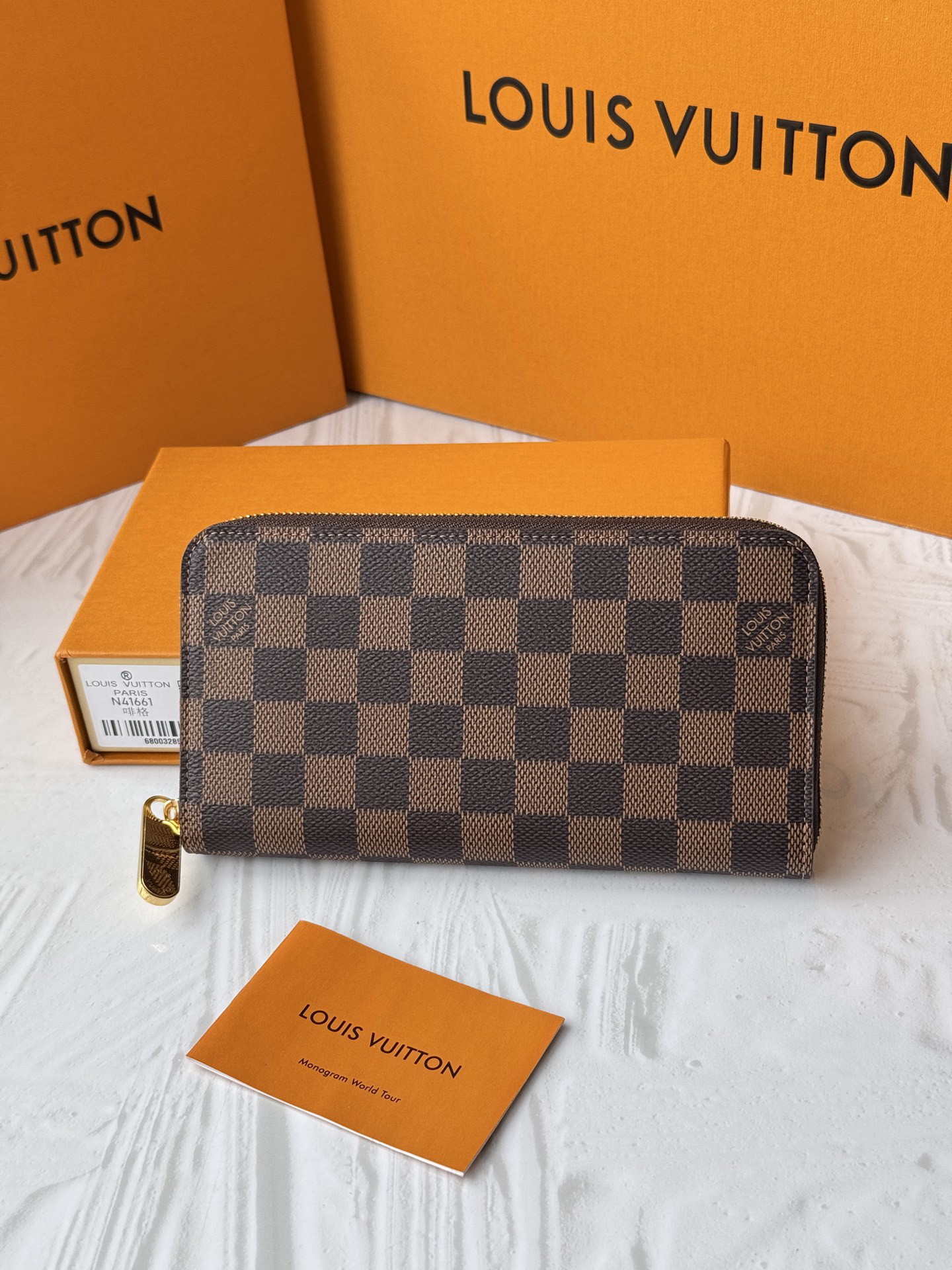ルイ・ヴィトン「Louis Vuitton」レザーポケットウォレット