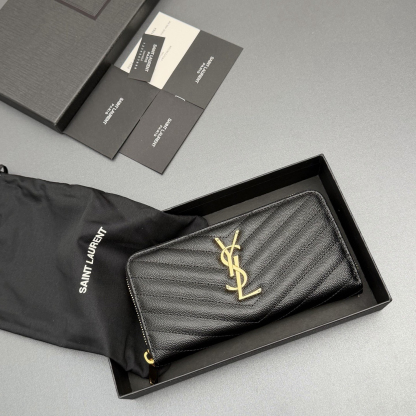 サンローラン「Saint Laurent」レザーポケットウォレット