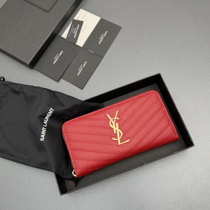 サンローラン「Saint Laurent」レザーポケットウォレット