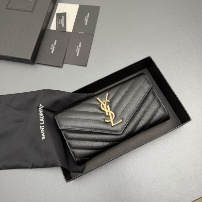サンローラン「Saint Laurent」レザーポケットウォレット