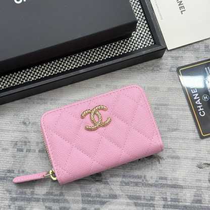 シャネル「Chanel」レザーポケットウォレット
