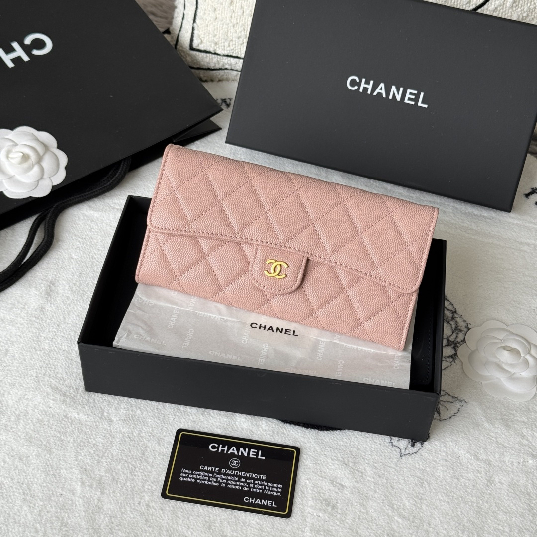 シャネル「Chanel」レザーポケットウォレット