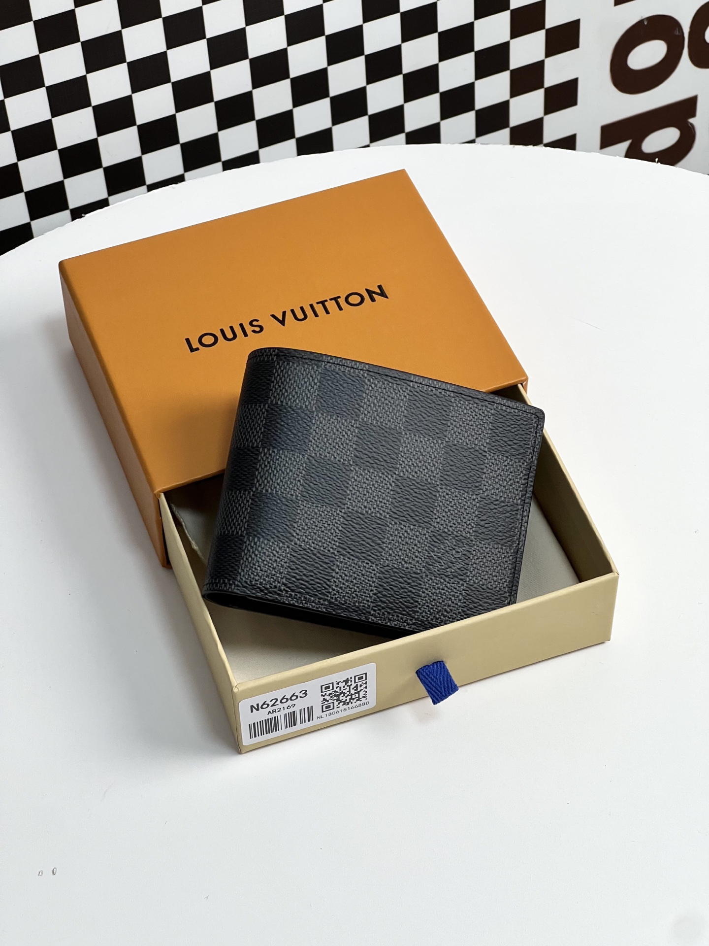 ルイ・ヴィトン「Louis Vuitton」レザーポケットウォレット