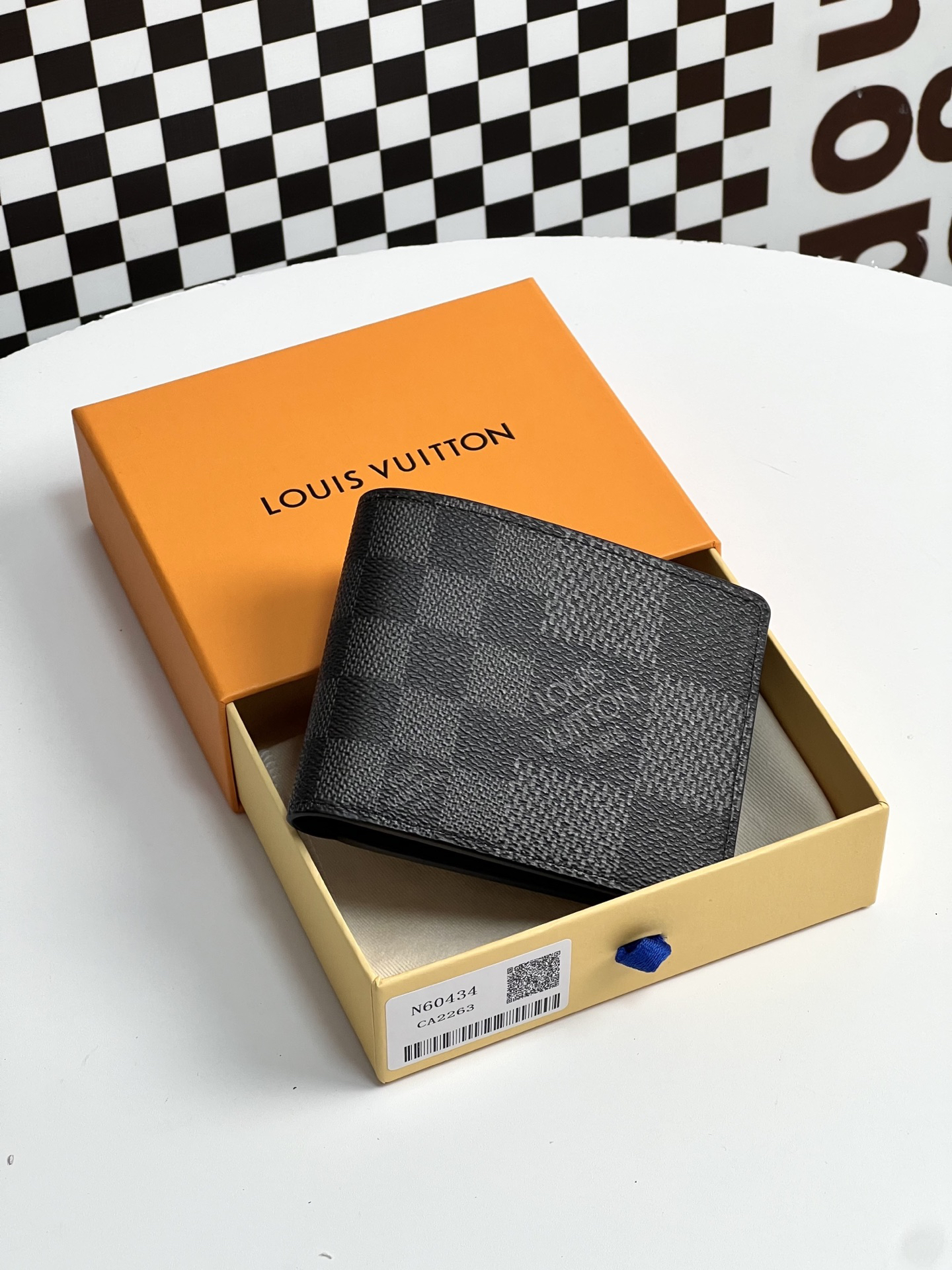 ルイ・ヴィトン「Louis Vuitton」レザーポケットウォレット