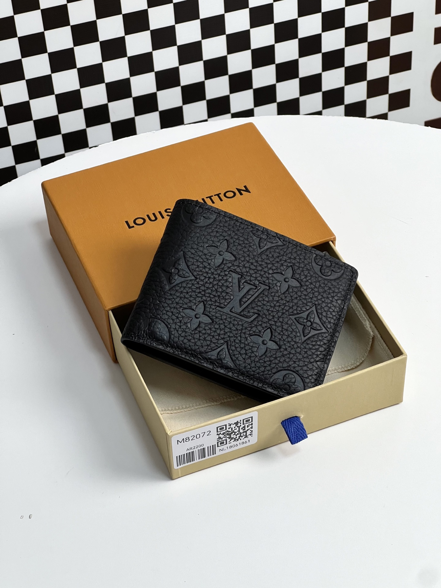 ルイ・ヴィトン「Louis Vuitton」レザーポケットウォレット