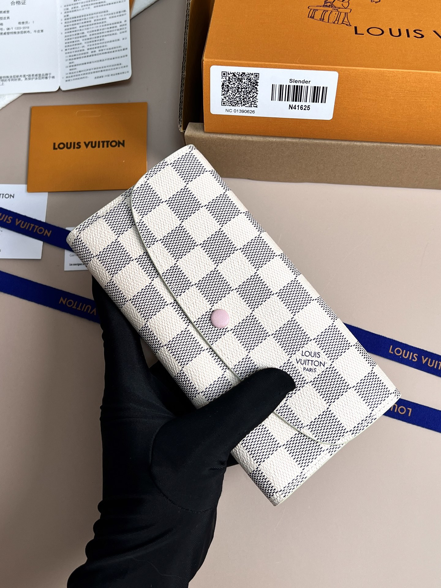 ルイ・ヴィトン「Louis Vuitton」レザーポケットウォレット