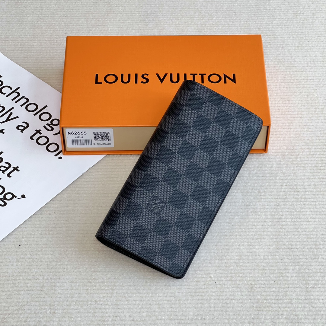 ルイ・ヴィトン「Louis Vuitton」レザーポケットウォレット
