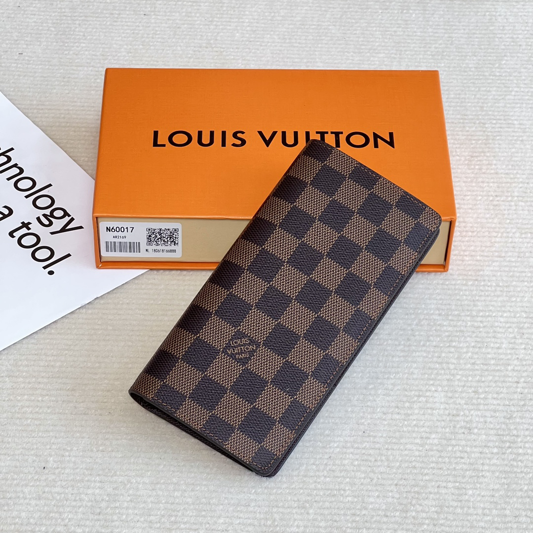 ルイ・ヴィトン「Louis Vuitton」レザーポケットウォレット