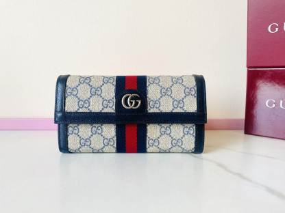 GUCCI グッチ オフィディア コレクション 523153 クラシックキャンバス レディース長財布