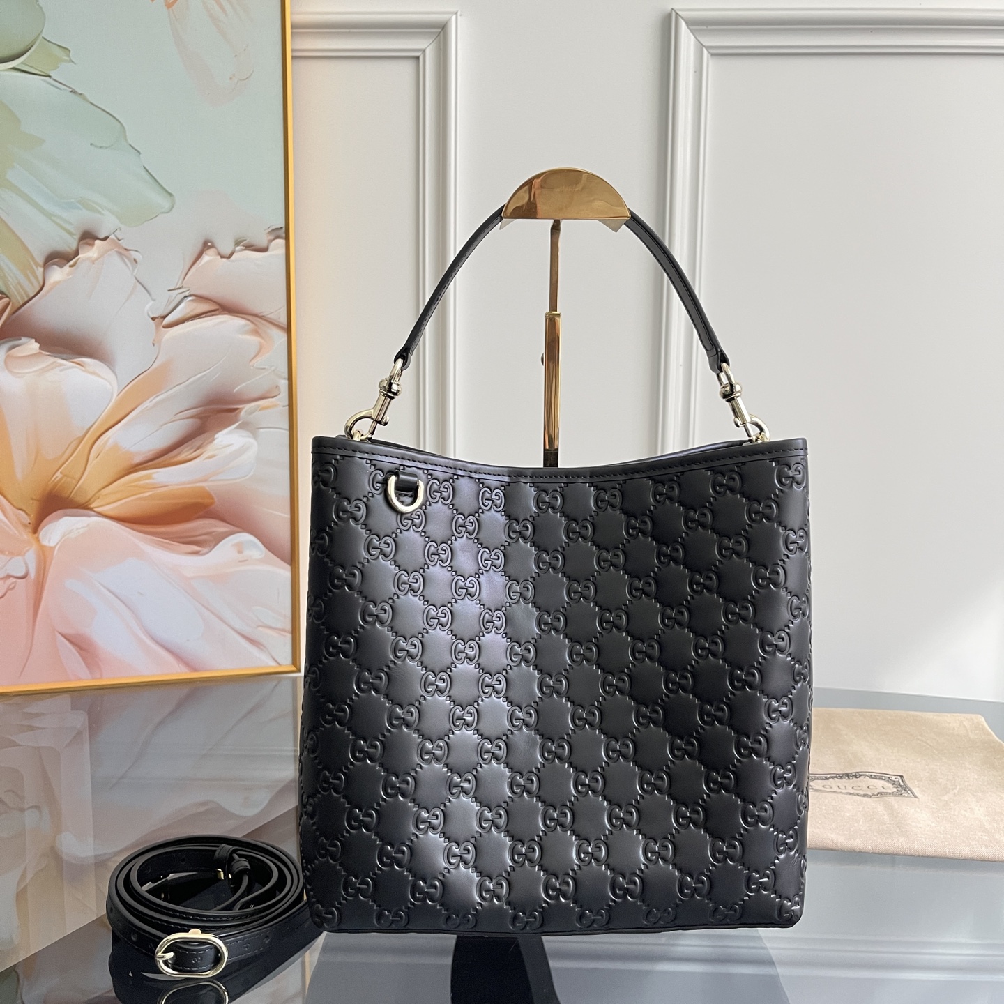 GUCCI 815103 ダニエラ トート バンブー 人気モデル レディース ハンドバッグ