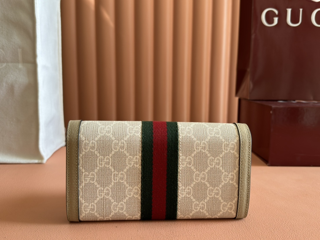 GUCCI グッチ オフィディア コレクション 523153 クラシックキャンバス レディース長財布