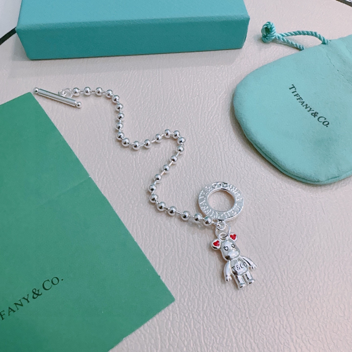 ティファニー TIFFANY & Co. シルバー スター同着 カップル ブレスレット 代金引換可