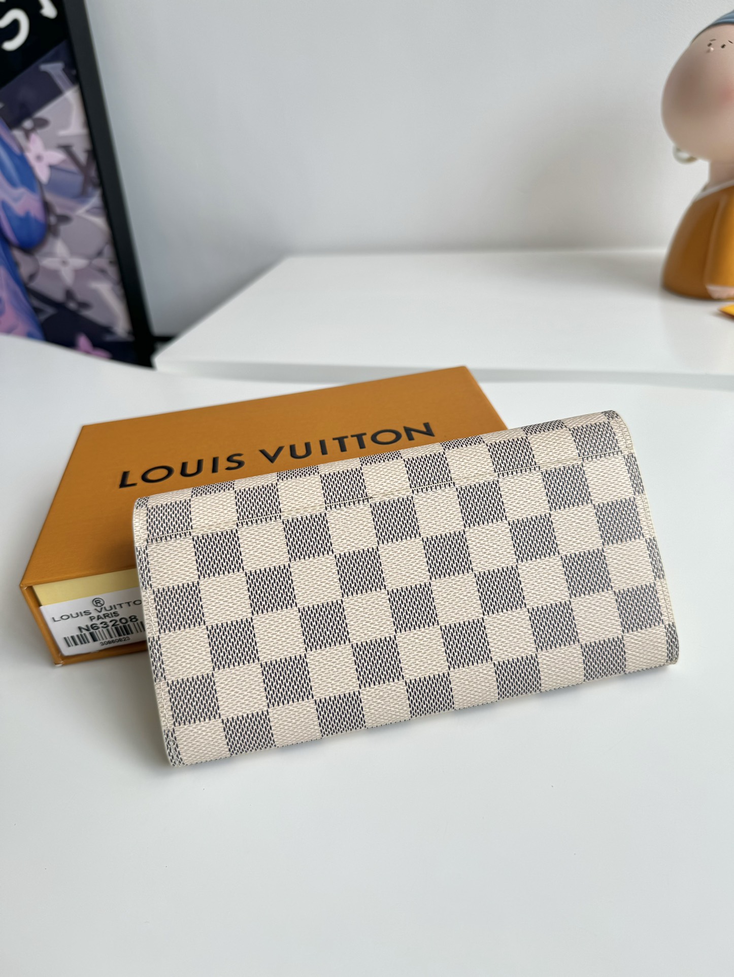ルイ・ヴィトン「Louis Vuitton」レザーポケットウォレット