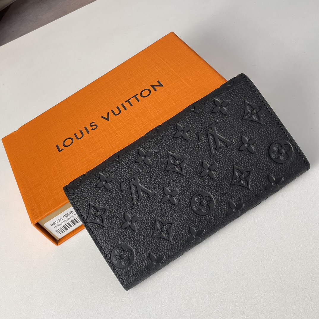 ルイ・ヴィトン「Louis Vuitton」レザーポケットウォレット