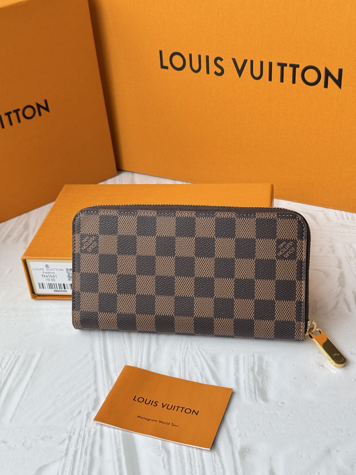 ルイ・ヴィトン「Louis Vuitton」レザーポケットウォレット