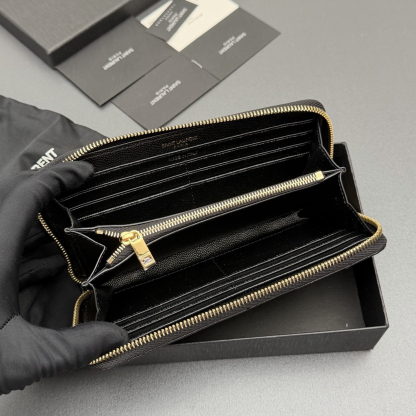 サンローラン「Saint Laurent」レザーポケットウォレット