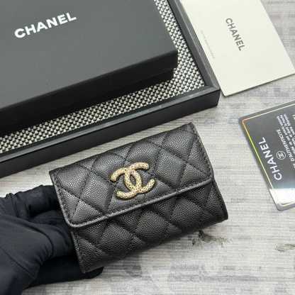 シャネル「Chanel」レザーポケットウォレット