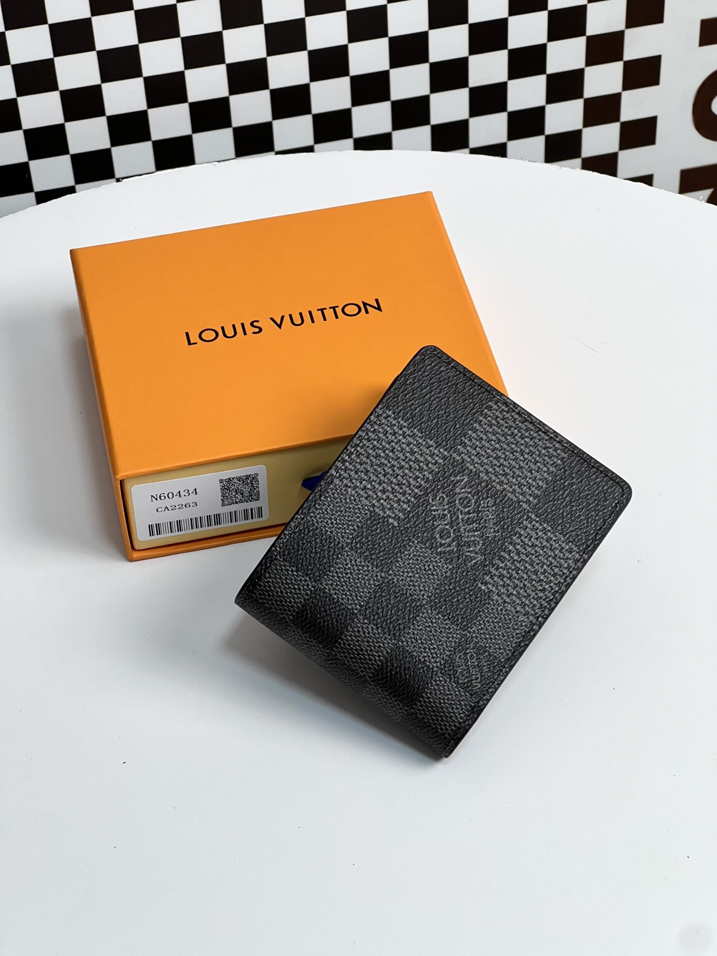 ルイ・ヴィトン「Louis Vuitton」レザーポケットウォレット