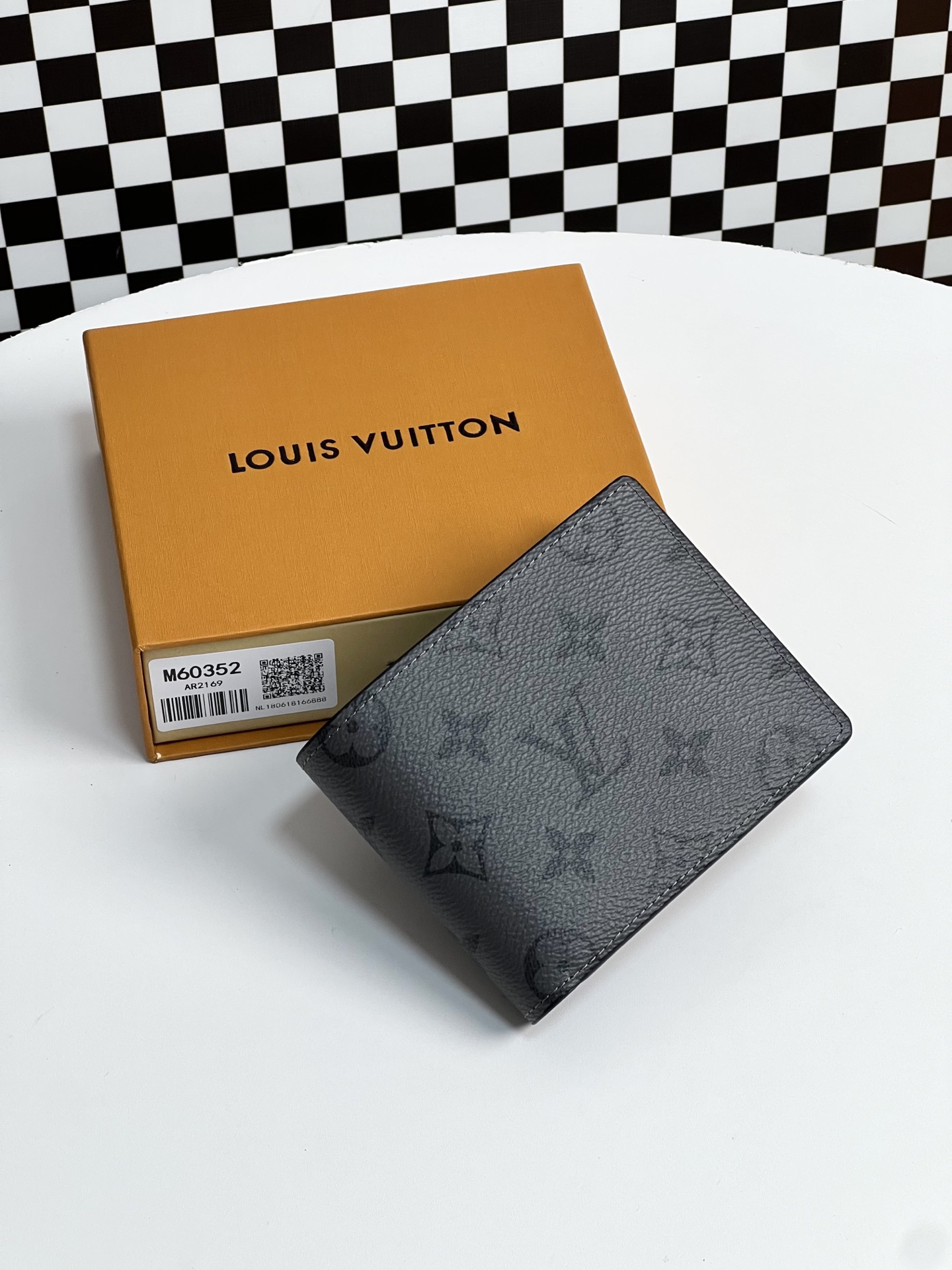 ルイ・ヴィトン「Louis Vuitton」レザーポケットウォレット