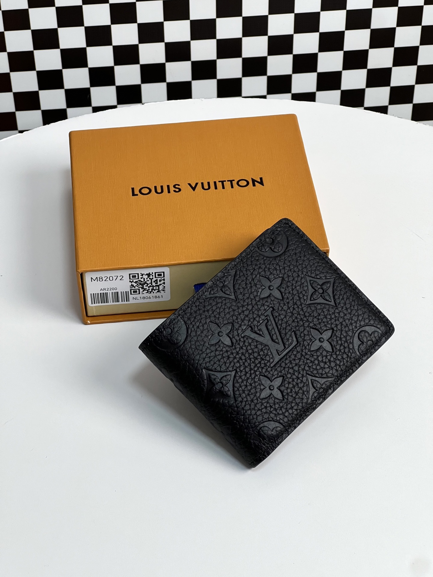 ルイ・ヴィトン「Louis Vuitton」レザーポケットウォレット