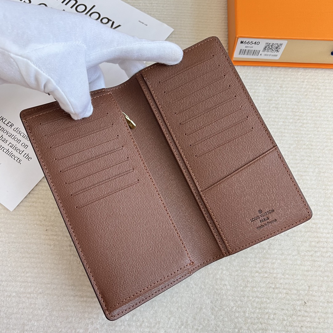 ルイ・ヴィトン「Louis Vuitton」レザーポケットウォレット