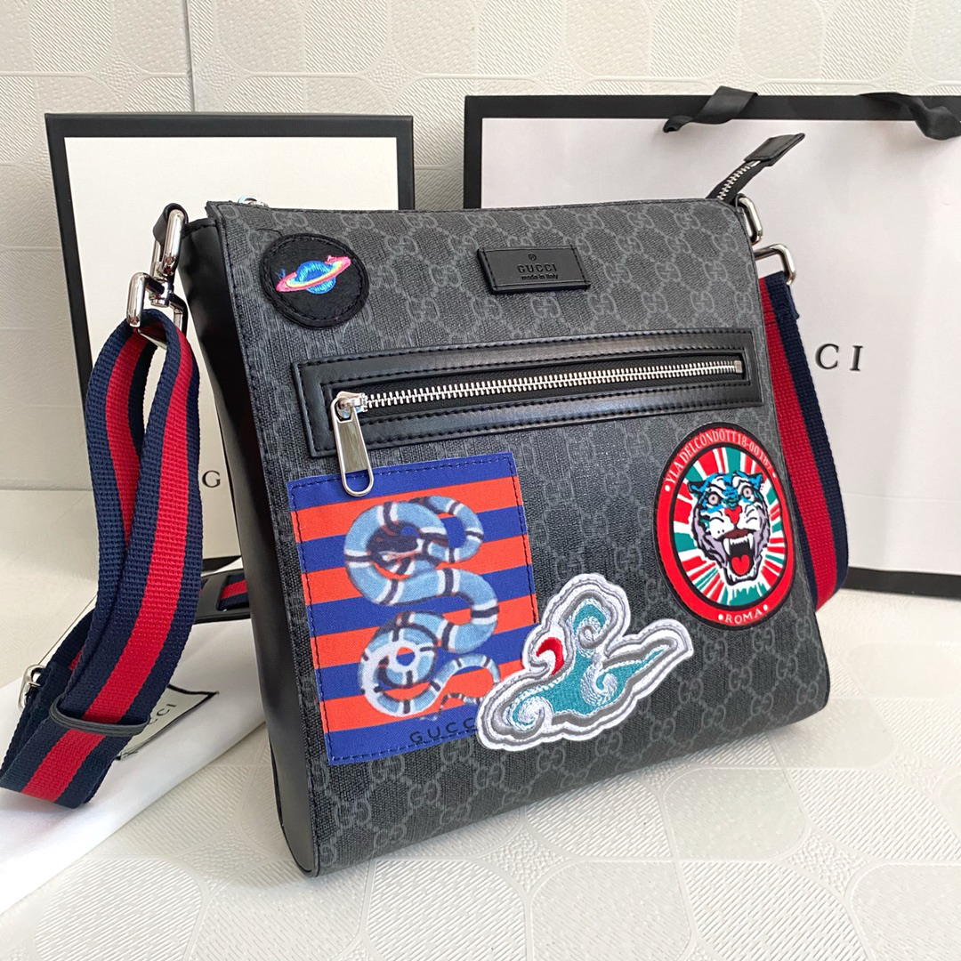 GUCCI 474137 メンズ ショルダーバッグ 斜めがけ 代金引換可