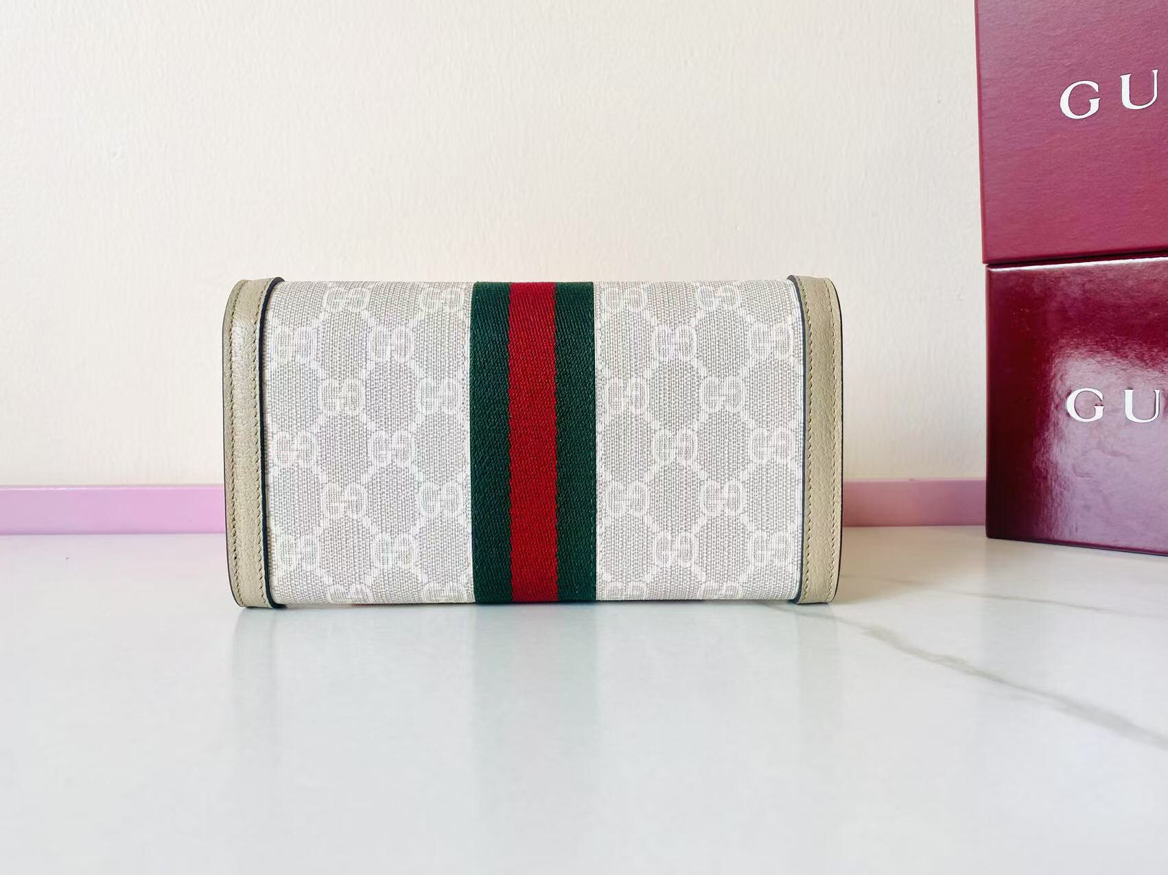 GUCCI グッチ オフィディア コレクション 523153 クラシックキャンバス レディース長財布