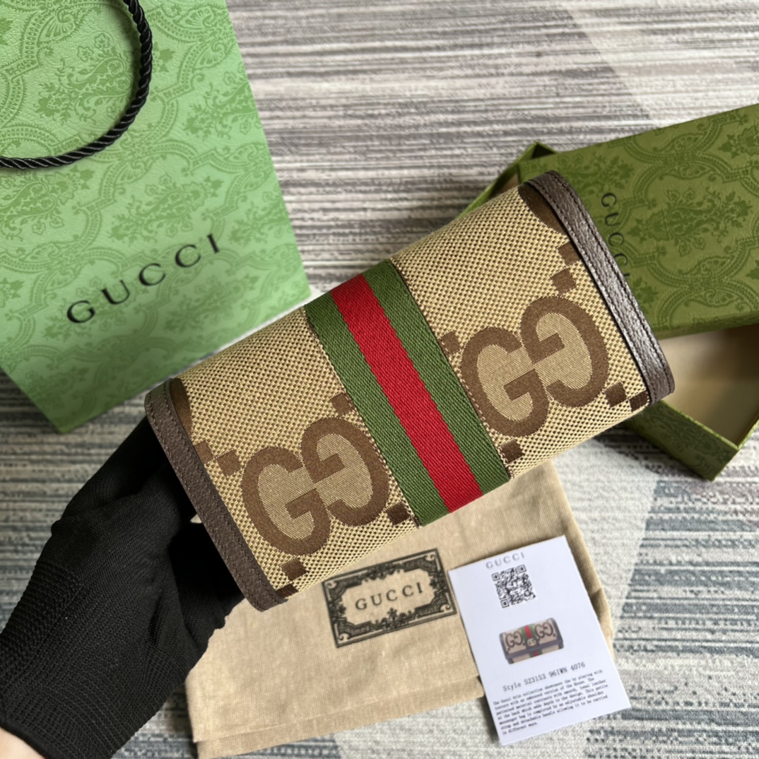 GUCCI グッチ オフィディア コレクション 523153 クラシックキャンバス レディース長財布