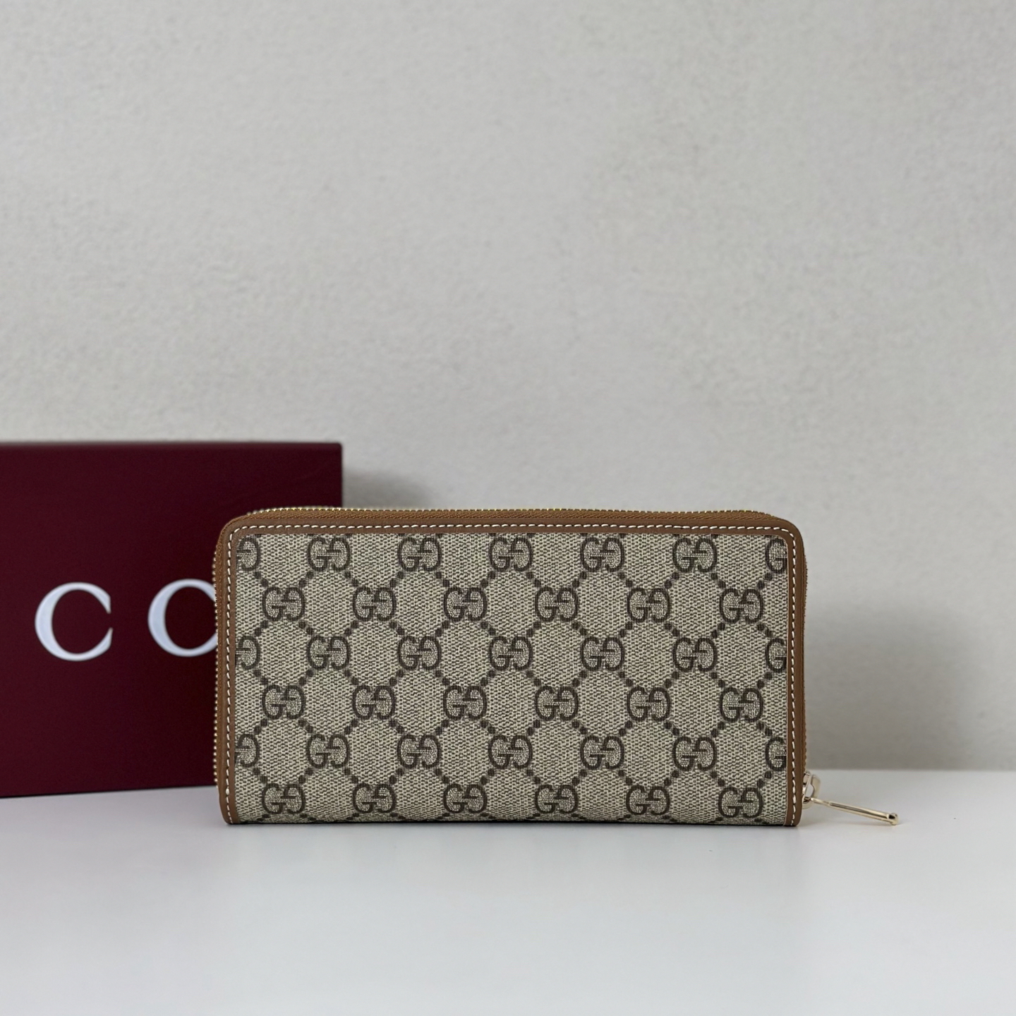 GUCCI グッチ 621889 クラシックブラウン レディース長財布