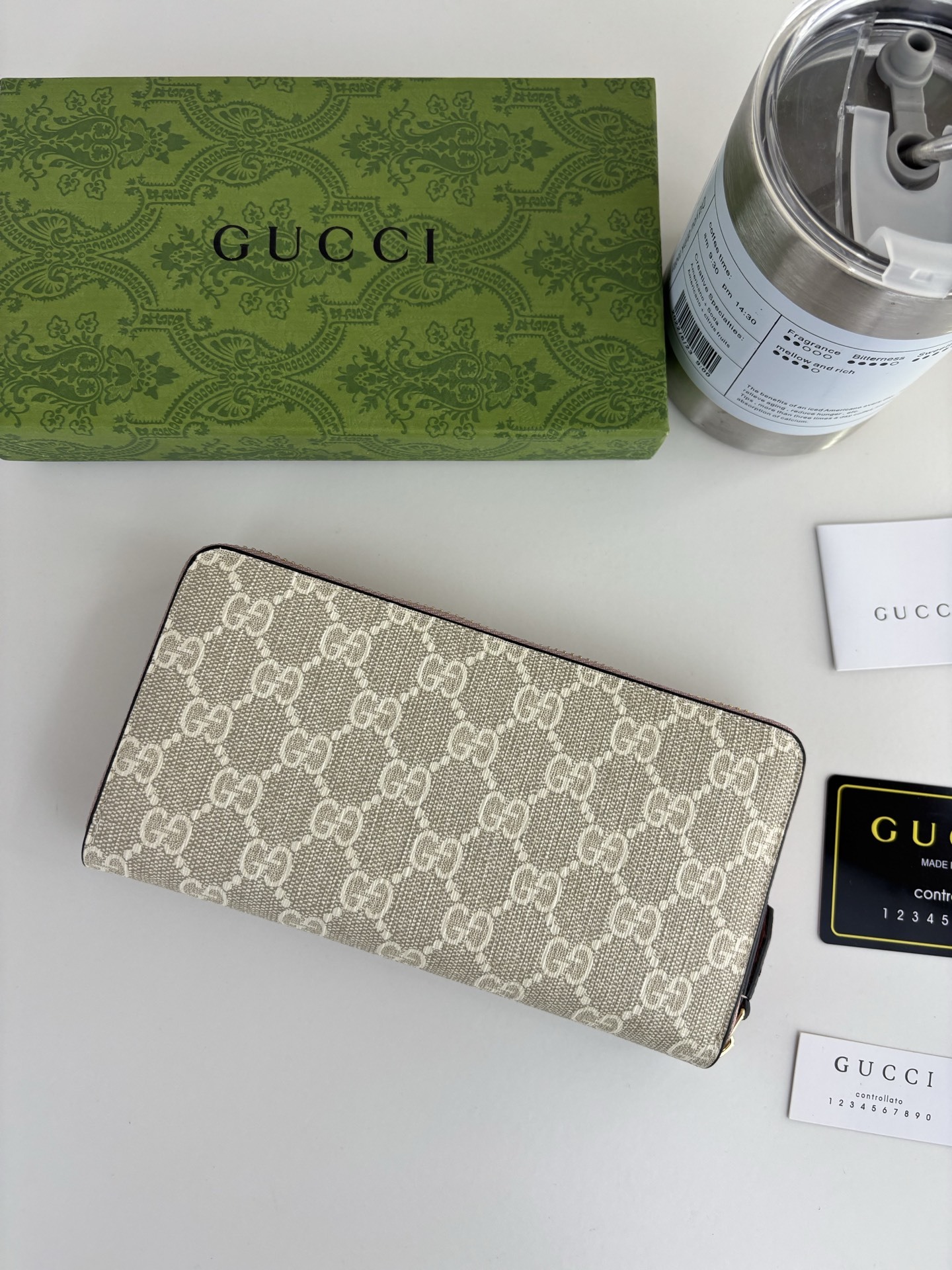 グッチ「Gucci」レディース ラウンドファスナー長財布