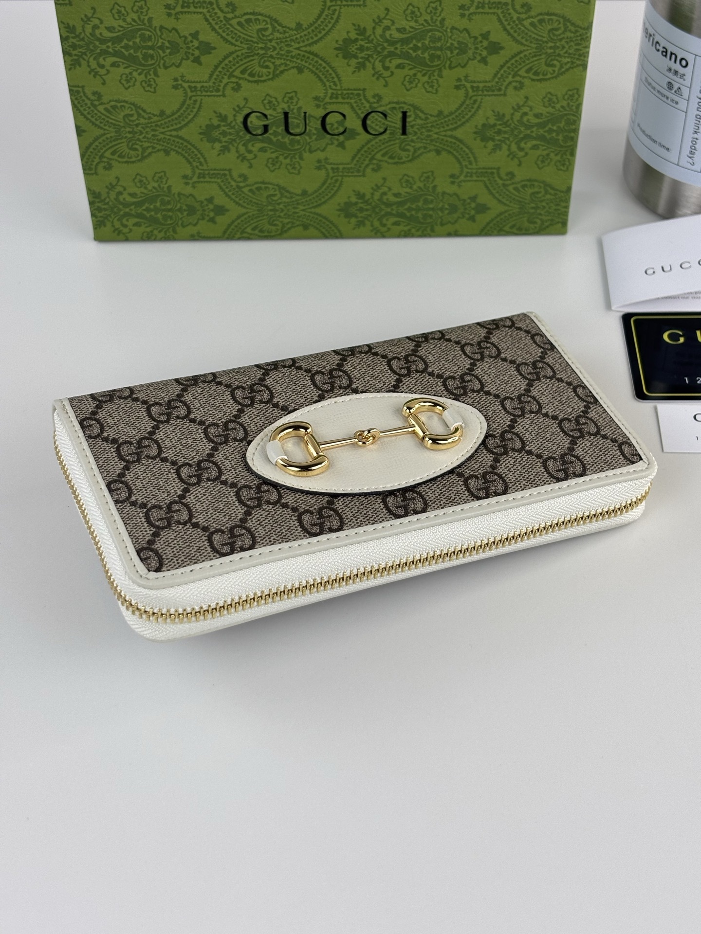 グッチ「Gucci」レディース ラウンドファスナー長財布