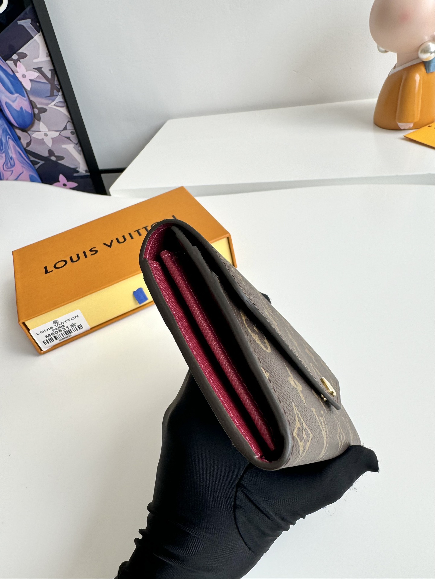 ルイ・ヴィトン「Louis Vuitton」レザーポケットウォレット
