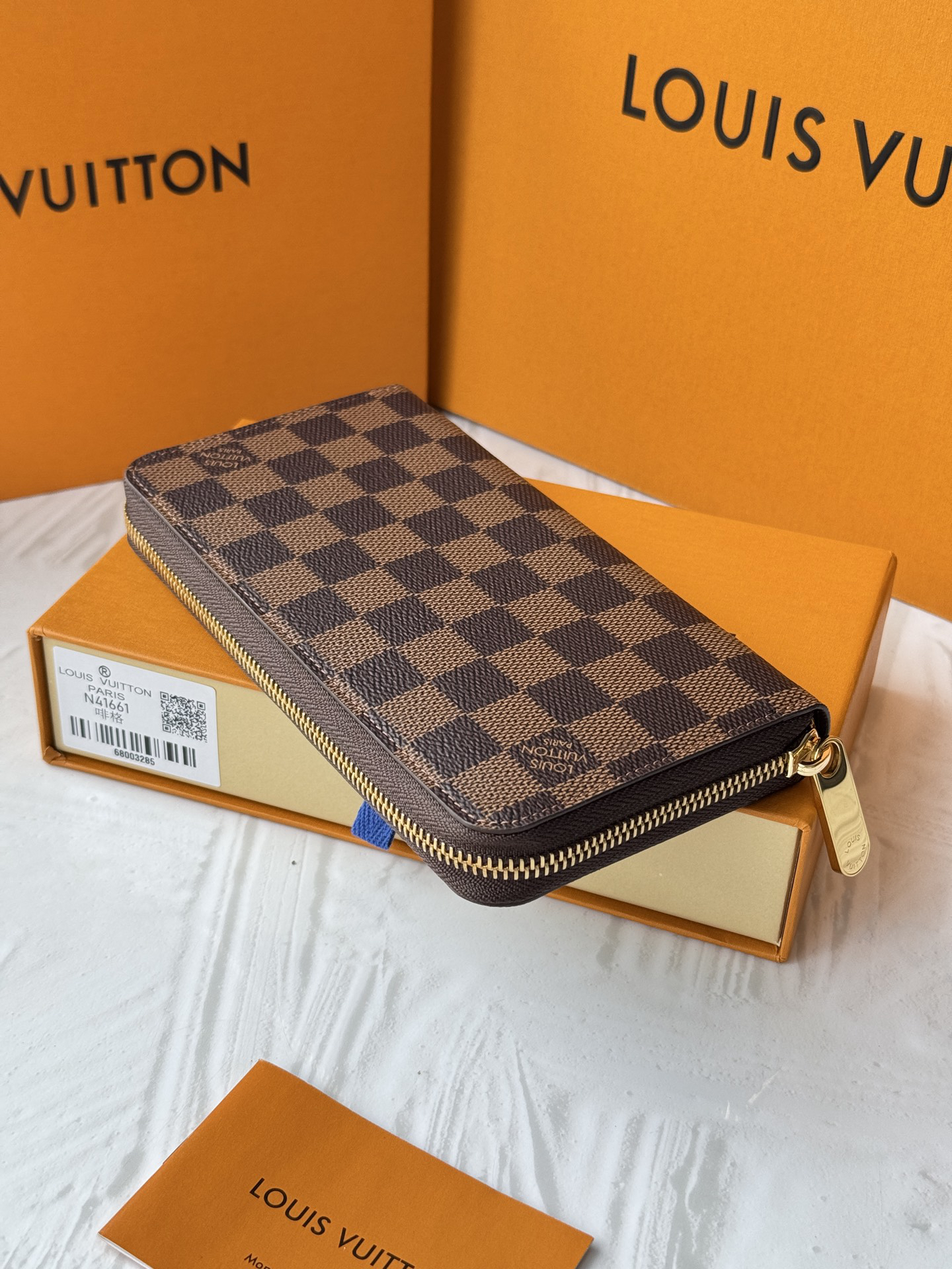 ルイ・ヴィトン「Louis Vuitton」レザーポケットウォレット