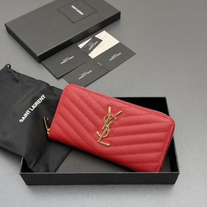 サンローラン「Saint Laurent」レザーポケットウォレット