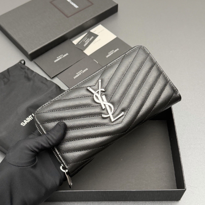 サンローラン「Saint Laurent」レザーポケットウォレット
