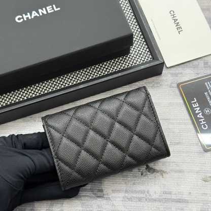 シャネル「Chanel」レザーポケットウォレット