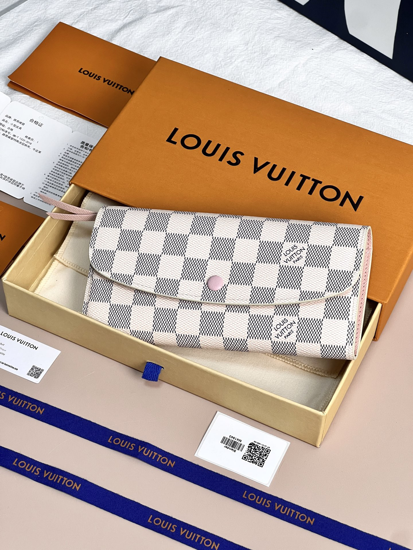 ルイ・ヴィトン「Louis Vuitton」レザーポケットウォレット