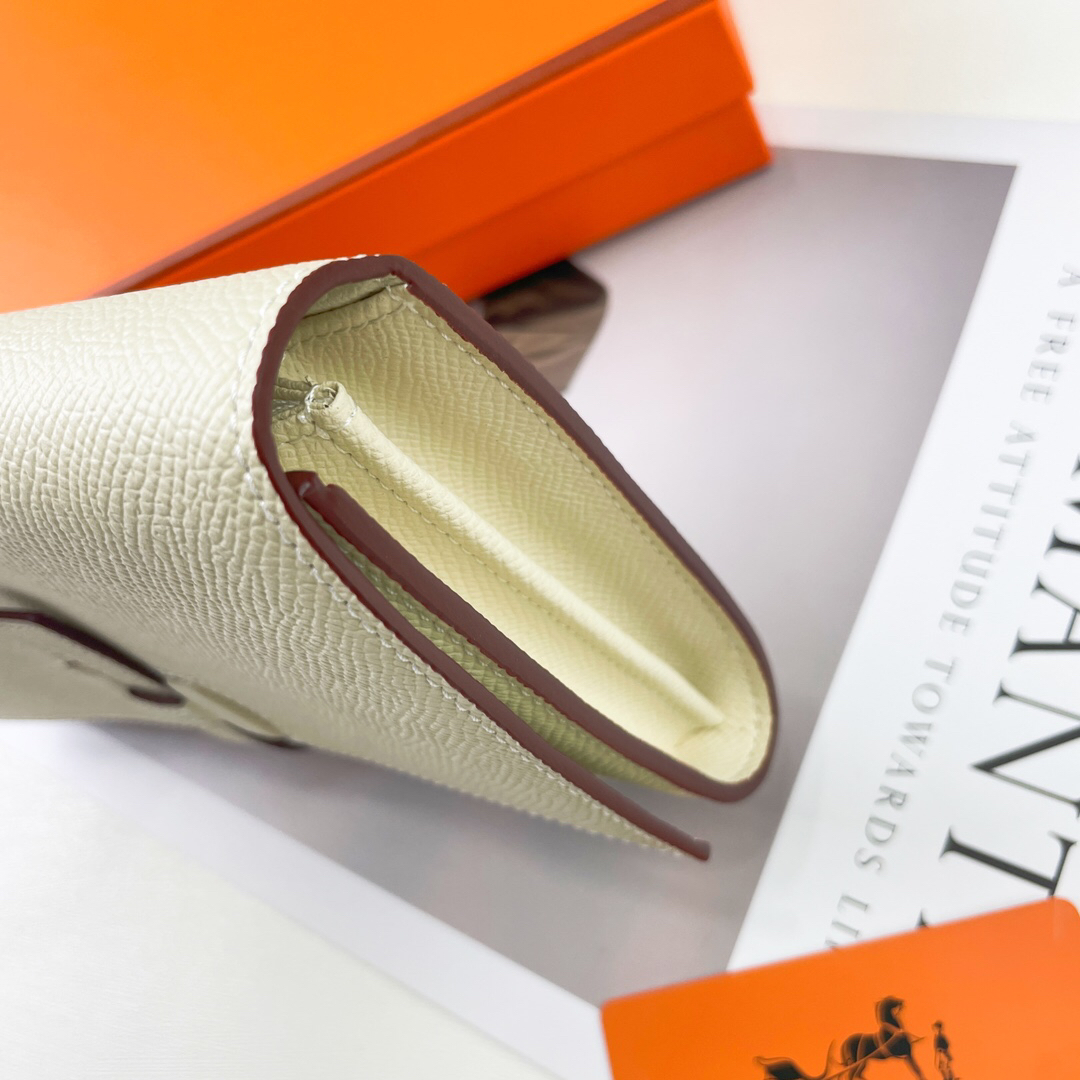 エルメス「Hermès」レザーポケットウォレット