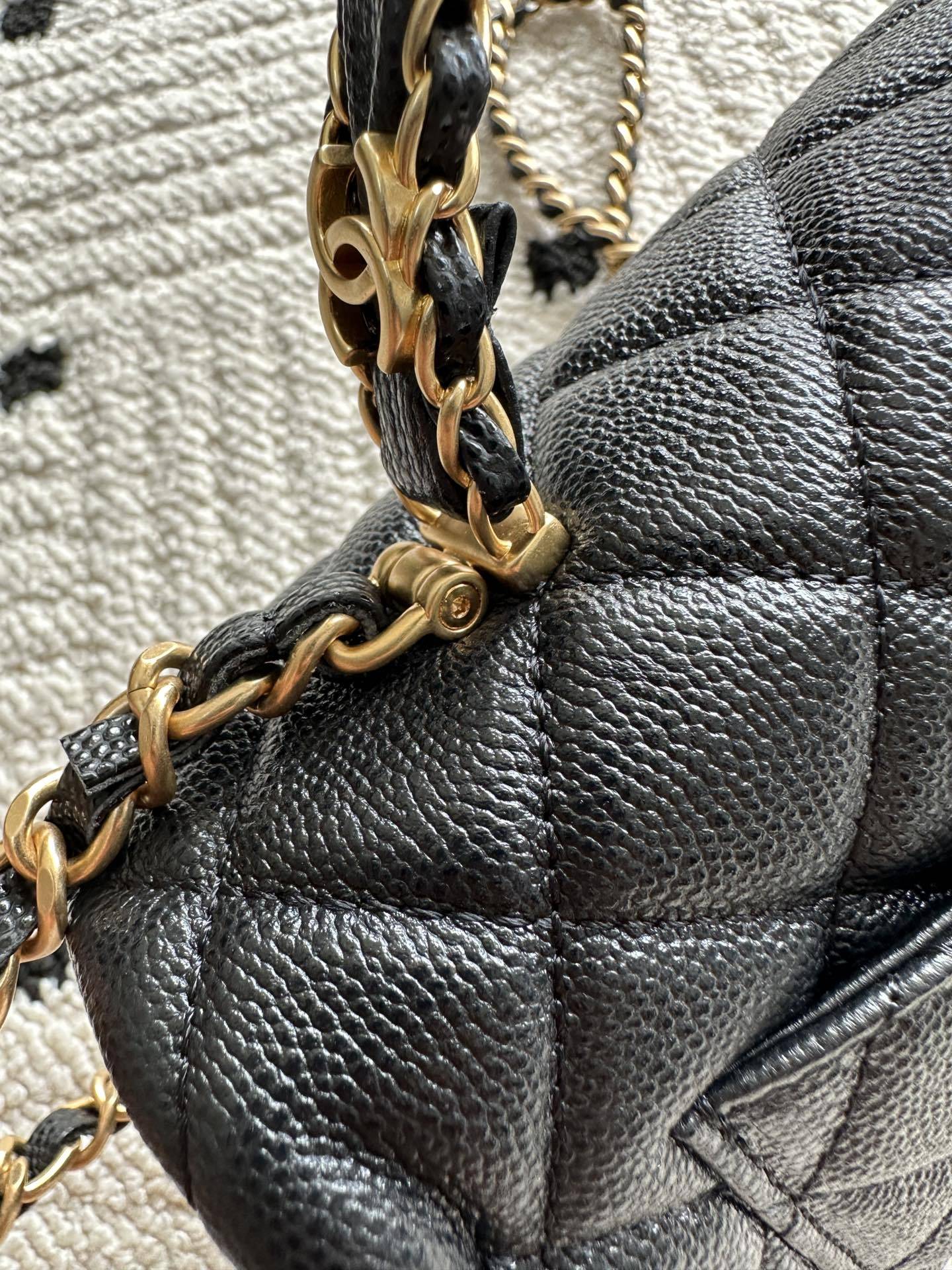 chanel シャネル AS5701 ラムスキン クラシックブラック レディース ショルダーバッグ