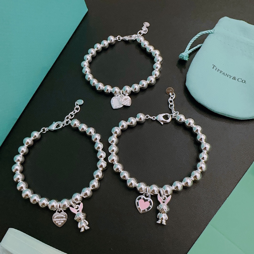 ティファニー TIFFANY & Co. シルバー スター同着 カップル ブレスレット 代金引換可