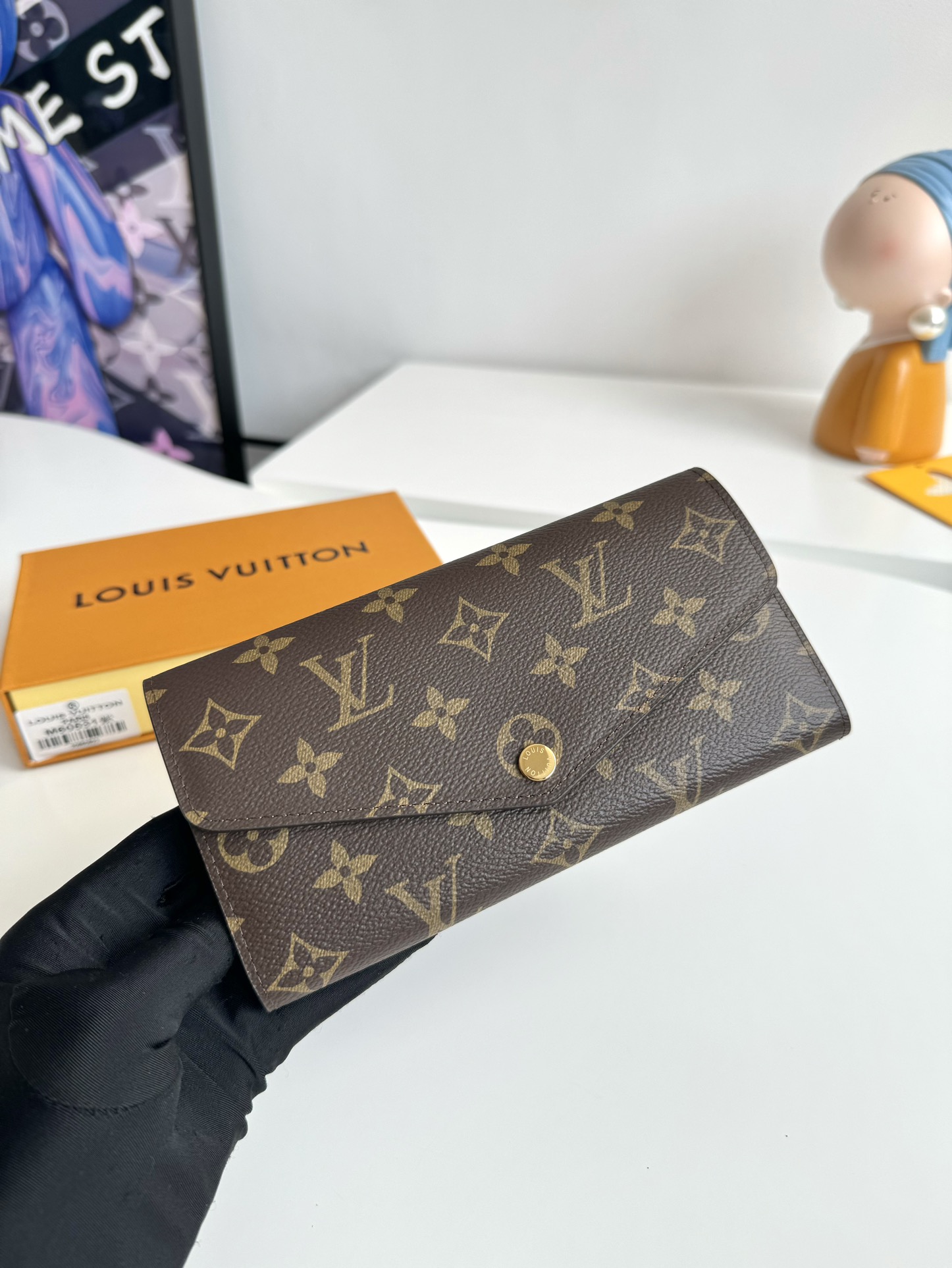 ルイ・ヴィトン「Louis Vuitton」レザーポケットウォレット