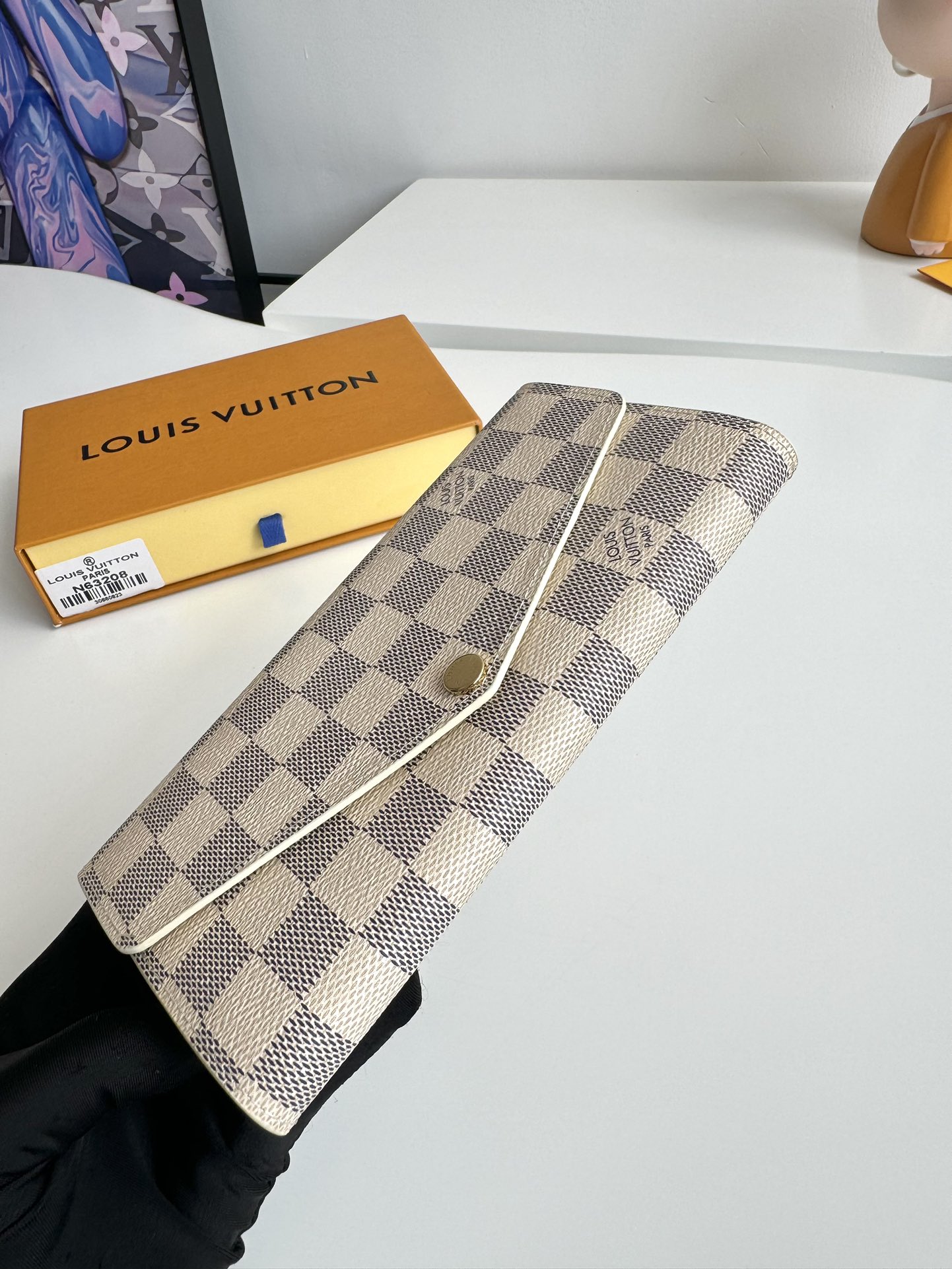 ルイ・ヴィトン「Louis Vuitton」レザーポケットウォレット