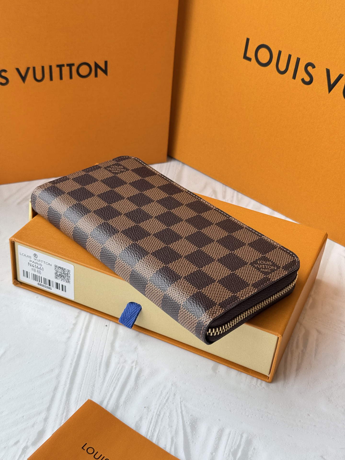 ルイ・ヴィトン「Louis Vuitton」レザーポケットウォレット