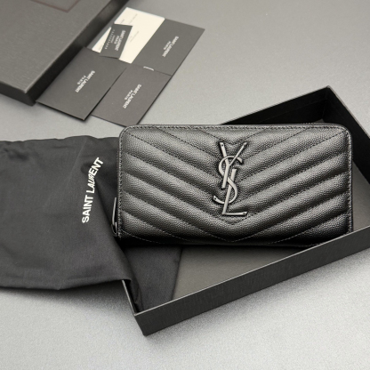 サンローラン「Saint Laurent」レザーポケットウォレット