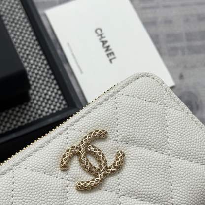 シャネル「Chanel」レザーポケットウォレット