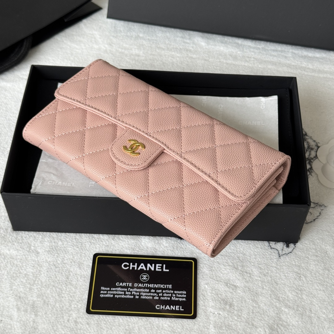 シャネル「Chanel」レザーポケットウォレット