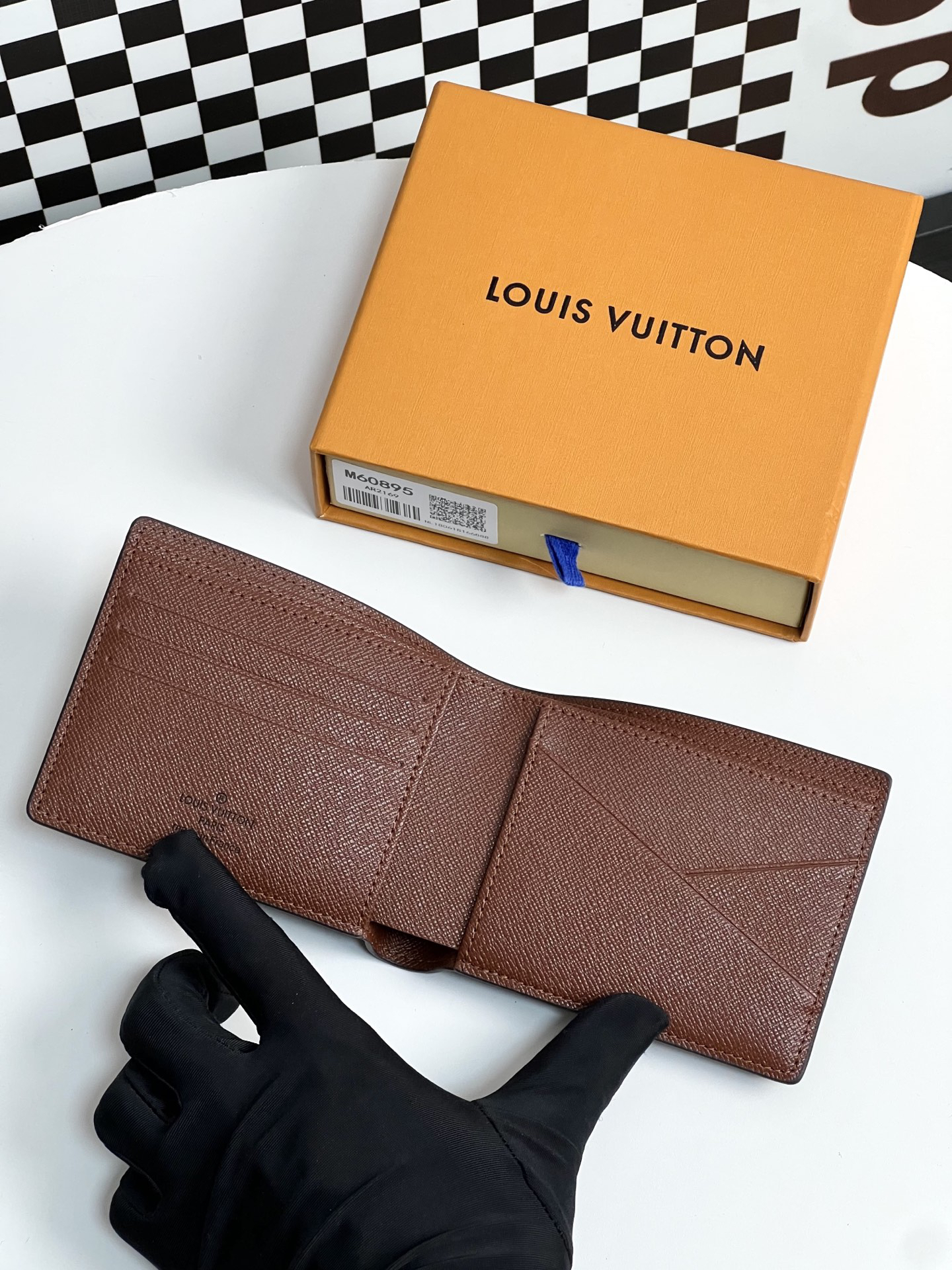 ルイ・ヴィトン「Louis Vuitton」レザーポケットウォレット