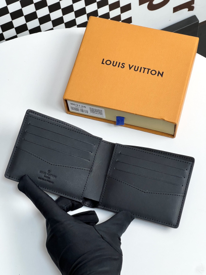 ルイ・ヴィトン「Louis Vuitton」レザーポケットウォレット