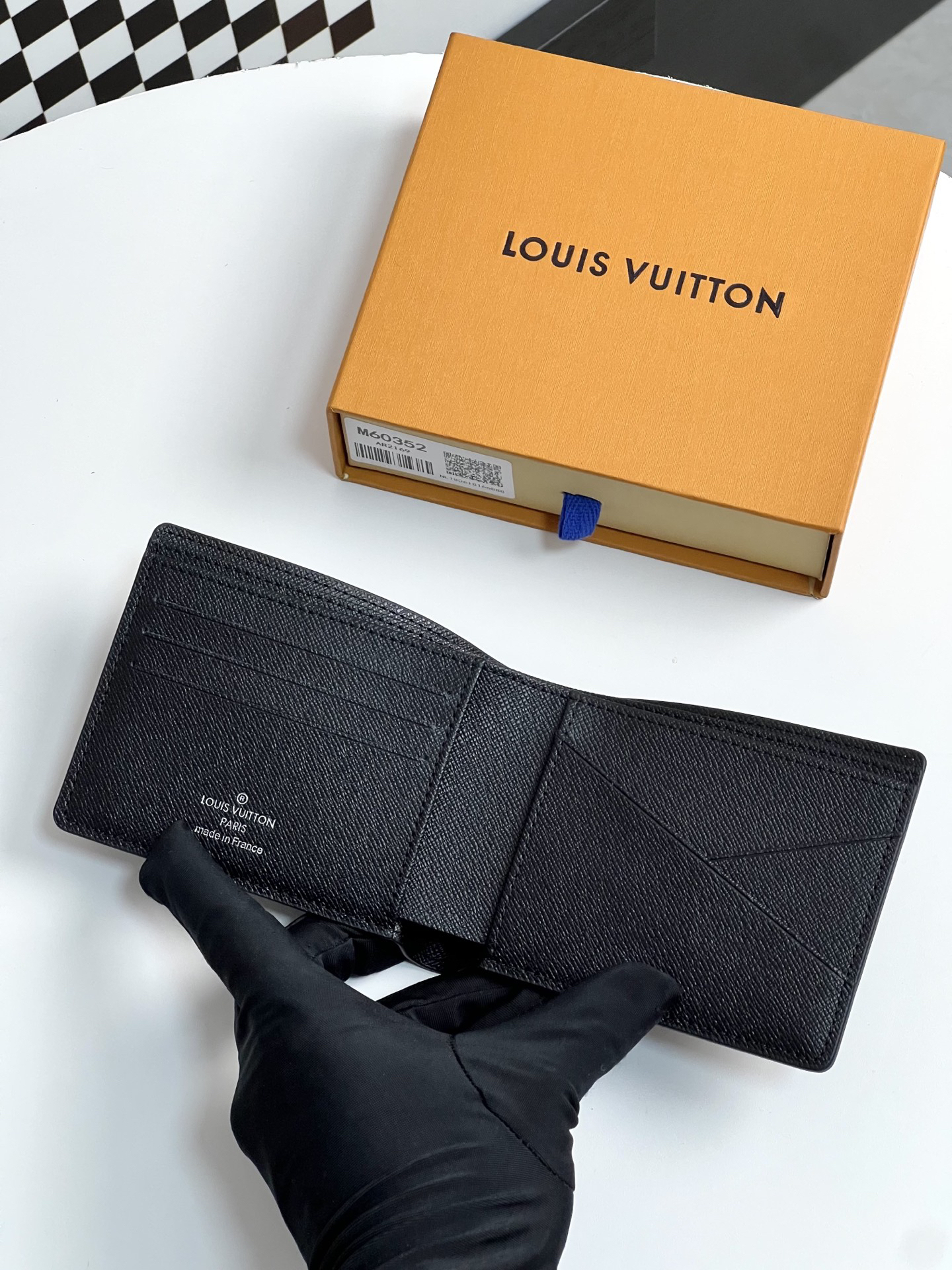 ルイ・ヴィトン「Louis Vuitton」レザーポケットウォレット